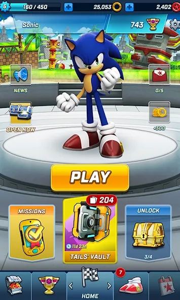 Sonic Forces - Running Game (оник Форсес) [МОД: Много денег, Монет и Все открыто] Screenshot 3