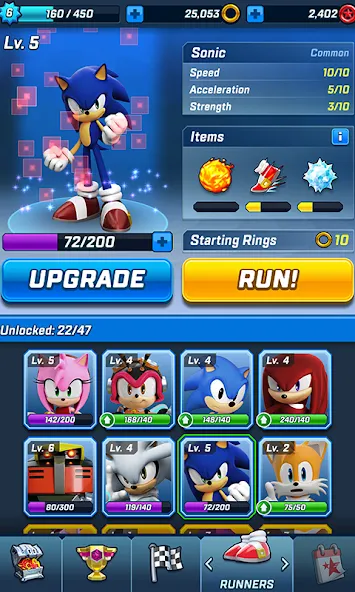 Sonic Forces - Running Game (оник Форсес) [МОД: Много денег, Монет и Все открыто] Screenshot 4