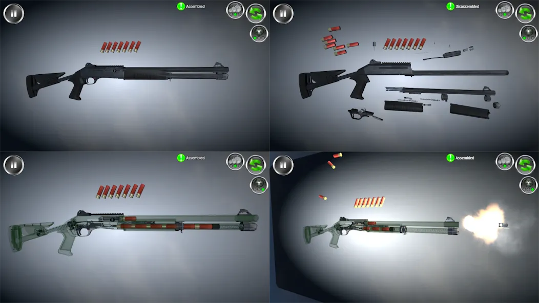 Weapon stripping [МОД: Все открыто, Дополнительные деньги и Меню MOD] Screenshot 5