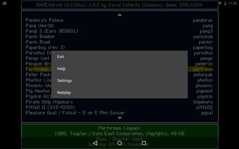 MAME4droid  (0.139u1) (МАМЕ4дроид) [МОД: Все открыто, Дополнительные деньги и Меню MOD] Screenshot 4