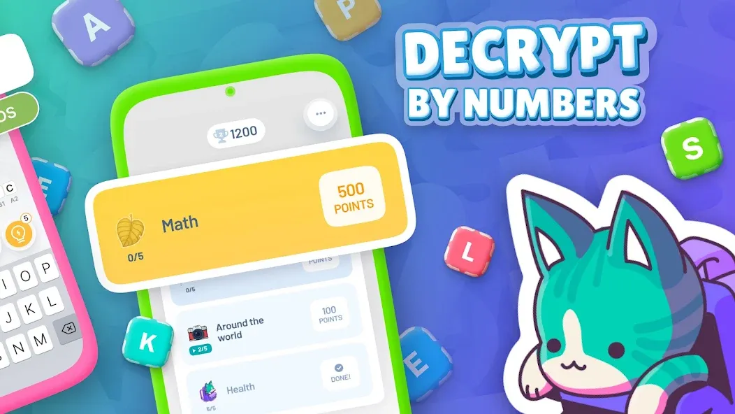 Acrostics－Cross Word Puzzles [МОД: Все открыто, Дополнительные деньги и Меню MOD] Screenshot 3