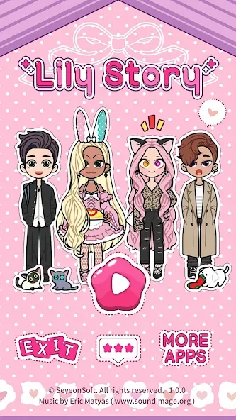 Lily Story : Dress Up Game [МОД: Меню, Бесконечные монеты и Открытые уровни] Screenshot 1