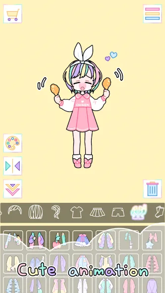 Pastel Girl : Dress Up Game [МОД: Деньги, Монеты и Меню MOD] Screenshot 4