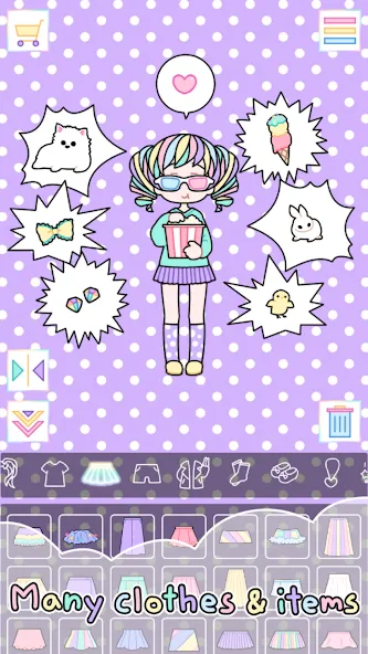 Pastel Girl : Dress Up Game [МОД: Деньги, Монеты и Меню MOD] Screenshot 5
