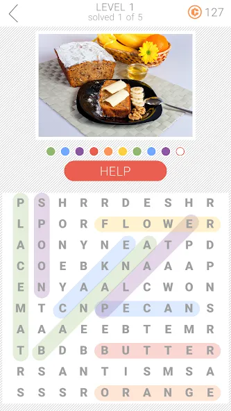 10x10 Word Search (десять на десять) [МОД: Деньги, Монеты и Меню MOD] Screenshot 3