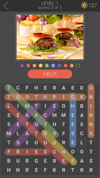 10x10 Word Search (десять на десять) [МОД: Деньги, Монеты и Меню MOD] Screenshot 4