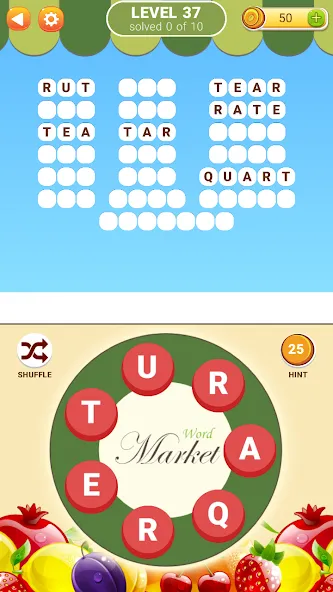 Word Market 2 [МОД: Много денег, Монет и Все открыто] Screenshot 4