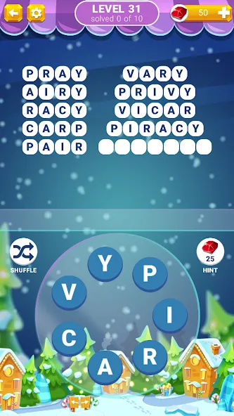 Word Connection: Puzzle Game [МОД: Много монет, Открытые уровни и Мега MOD] Screenshot 3