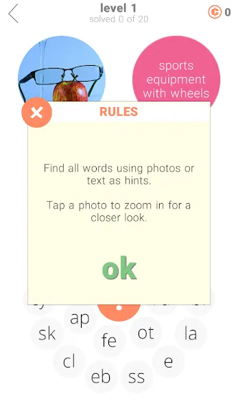 Word Rings 2 [МОД: Деньги, Монеты и Меню MOD] Screenshot 4