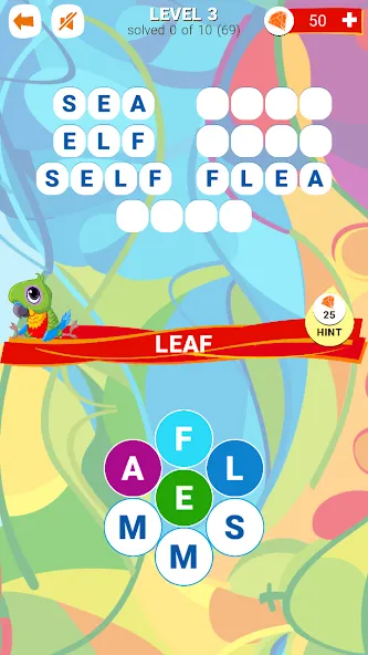 Words in Color [МОД: Деньги, Монеты и Меню MOD] Screenshot 3