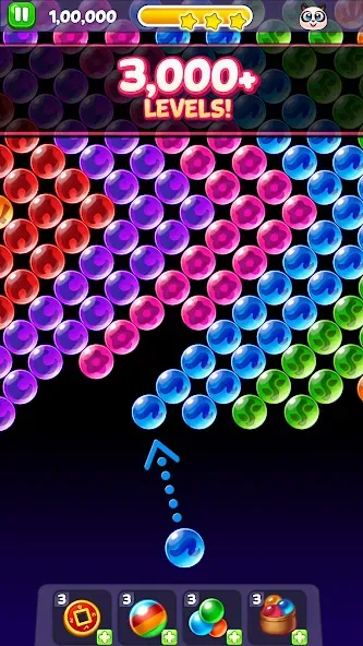 Bubble Shooter: Panda Pop! (Панда Поп) [МОД: Меню, Бесконечные монеты и Открытые уровни] Screenshot 2