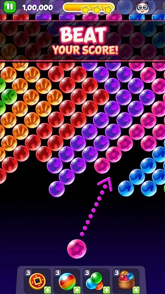 Bubble Shooter: Panda Pop! (Панда Поп) [МОД: Меню, Бесконечные монеты и Открытые уровни] Screenshot 5