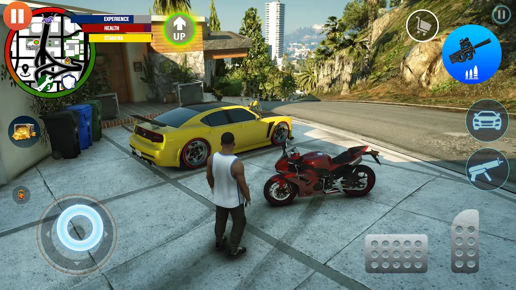 Gangster Games Crime Simulator [МОД: Бесконечные деньги, Монеты и Мега MOD] Screenshot 1