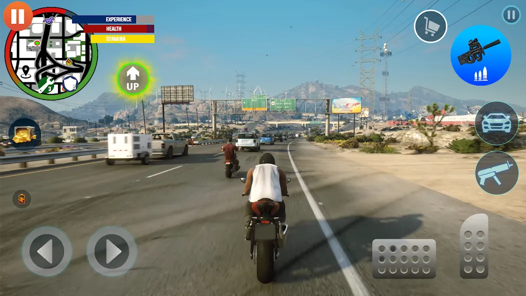 Gangster Games Crime Simulator [МОД: Бесконечные деньги, Монеты и Мега MOD] Screenshot 2