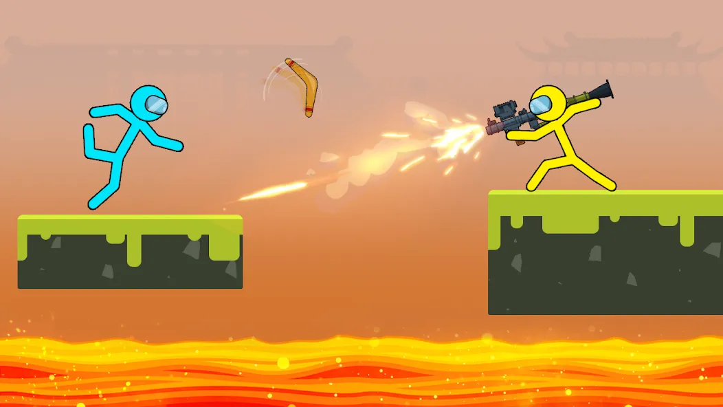 Stick-man Fighting Games [МОД: Меню, Бесконечные монеты и Открытые уровни] Screenshot 4