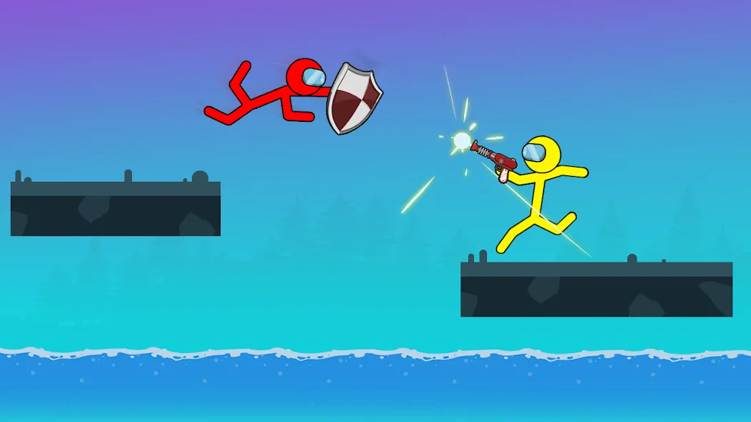 Stick-man Fighting Games [МОД: Меню, Бесконечные монеты и Открытые уровни] Screenshot 5