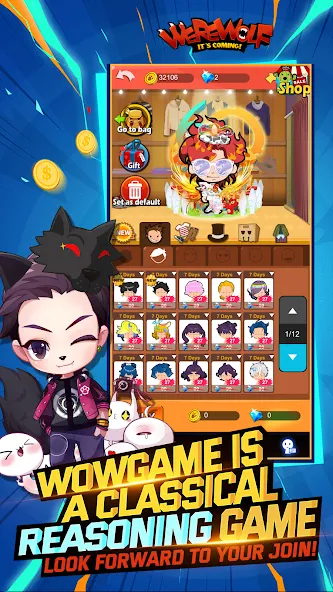 Werewolf-Wowgame (Вервульф) [МОД: Бесконечные деньги, Монеты и Мега MOD] Screenshot 3