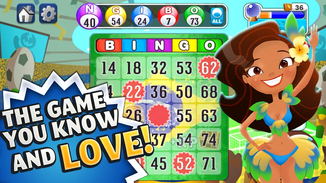 Bingo™: World Games [МОД: Меню, Бесконечные монеты и Открытые уровни] Screenshot 1