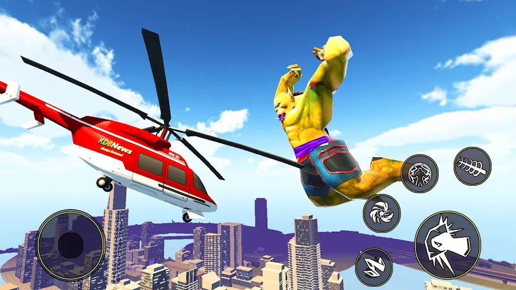 Super City Hero:superhero Game (упер Сити Герой) [МОД: Деньги, Монеты и Меню MOD] Screenshot 1