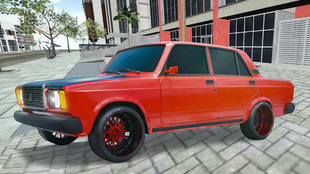Drive Classic VAZ 2107 Parking [МОД: Все открыто, Дополнительные деньги и Меню MOD] Screenshot 1