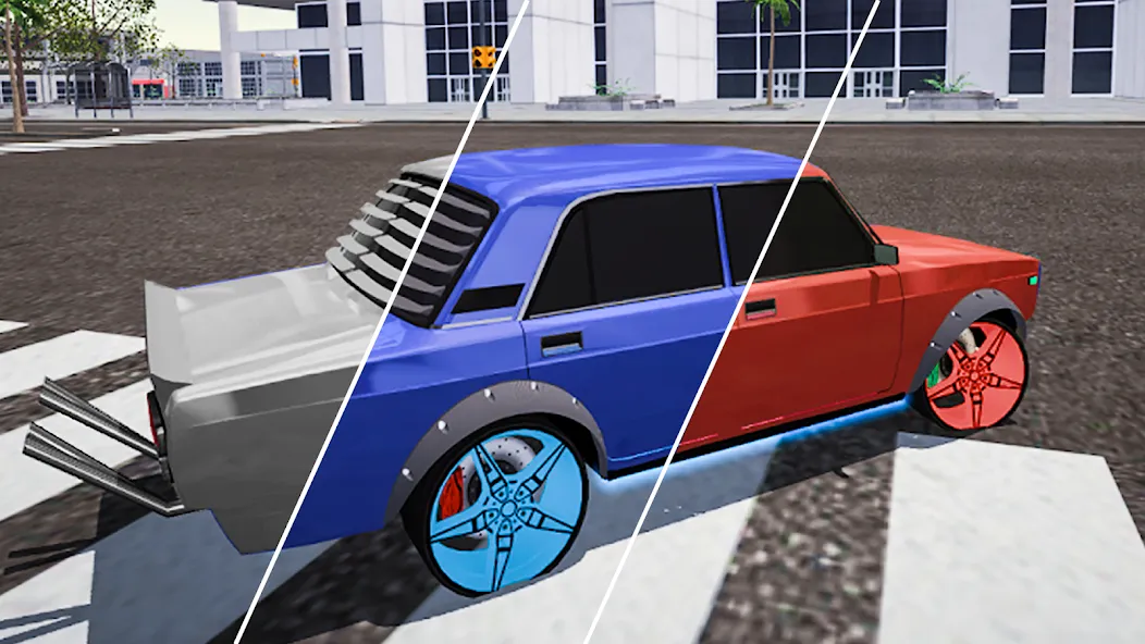 Drive Classic VAZ 2107 Parking [МОД: Все открыто, Дополнительные деньги и Меню MOD] Screenshot 3