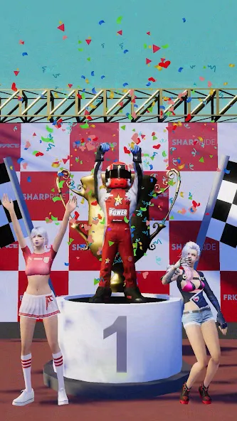 Sharp Ride 3D (Шарп Райд 3Д) [МОД: Все открыто, Дополнительные деньги и Меню MOD] Screenshot 2