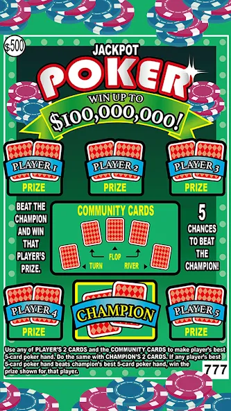 Scratch Off Lottery Scratchers [МОД: Все открыто, Дополнительные деньги и Меню MOD] Screenshot 4