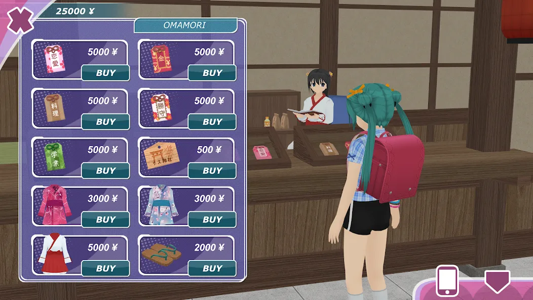 Shoujo City 3D (Шодзо Сити 3D) [МОД: Деньги, Монеты и Меню MOD] Screenshot 2
