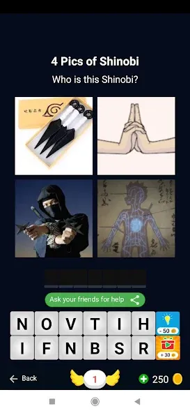 4 Pics 1 Shinobi part 1 [МОД: Бесконечные деньги, Монеты и Мега MOD] Screenshot 1