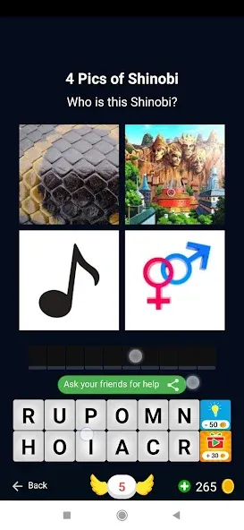 4 Pics 1 Shinobi part 1 [МОД: Бесконечные деньги, Монеты и Мега MOD] Screenshot 2