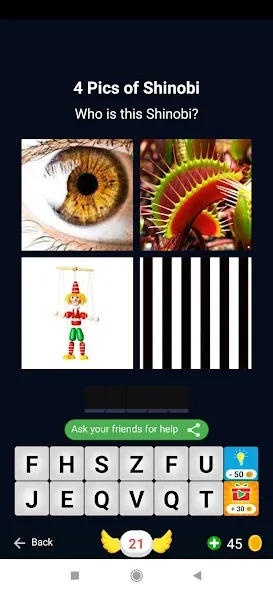 4 Pics 1 Shinobi part 1 [МОД: Бесконечные деньги, Монеты и Мега MOD] Screenshot 4