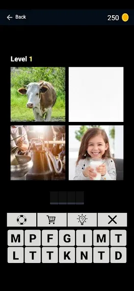 Puzzle: 4 pics 1 word offline [МОД: Деньги, Монеты и Меню MOD] Screenshot 3