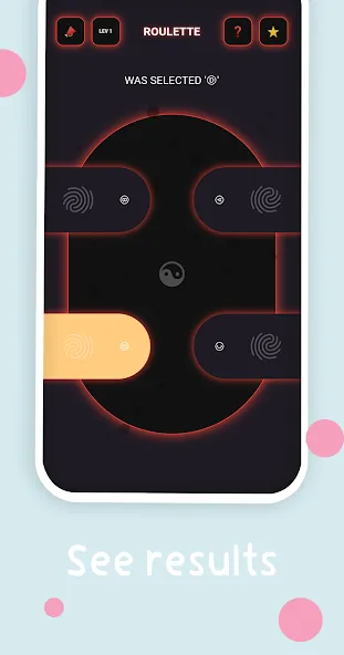 Mini : Finger Picker Chooser (Шок) [МОД: Деньги, Монеты и Меню MOD] Screenshot 1