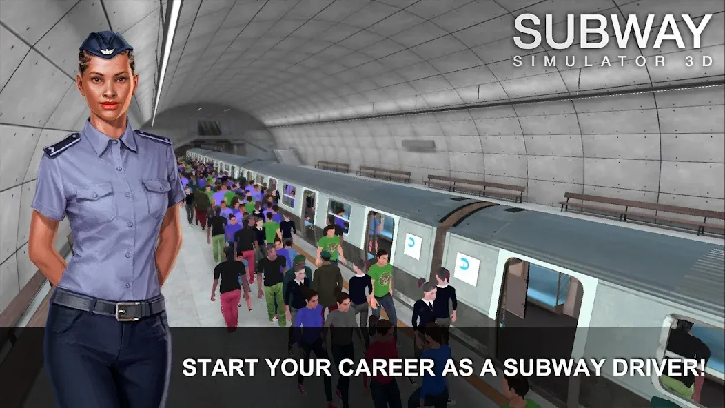 Subway Simulator 3D [МОД: Все открыто, Дополнительные деньги и Меню MOD] Screenshot 1