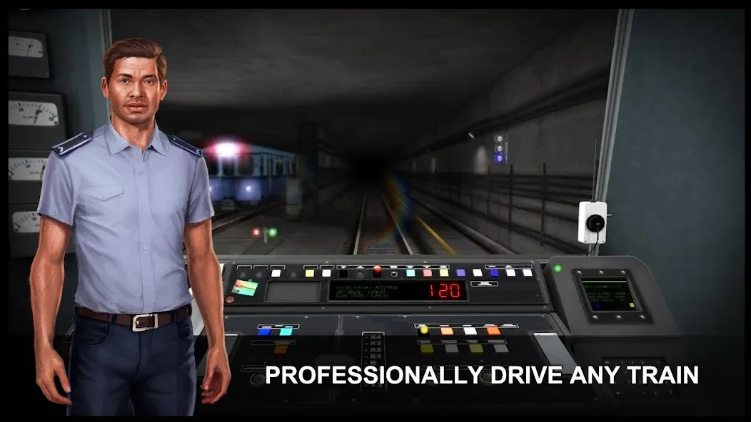Subway Simulator 3D [МОД: Все открыто, Дополнительные деньги и Меню MOD] Screenshot 2