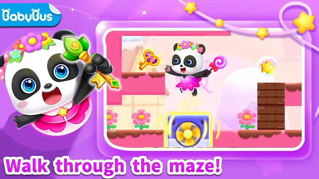 Little Panda’s Jewel Adventure [МОД: Меню, Бесконечные монеты и Открытые уровни] Screenshot 1