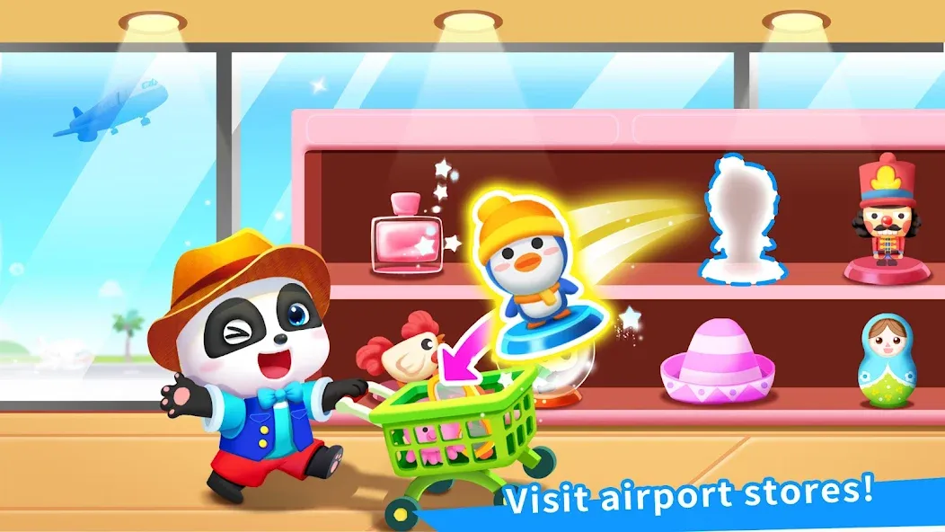 Baby Panda's Airport [МОД: Все открыто, Дополнительные деньги и Меню MOD] Screenshot 5
