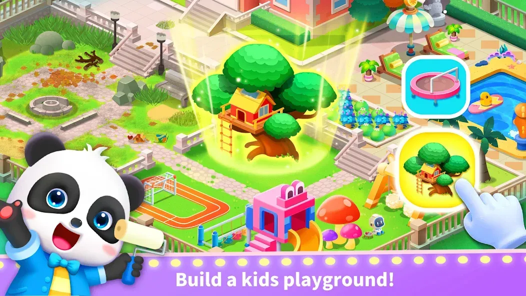 Baby Panda's Town: Life [МОД: Все открыто, Дополнительные деньги и Меню MOD] Screenshot 2
