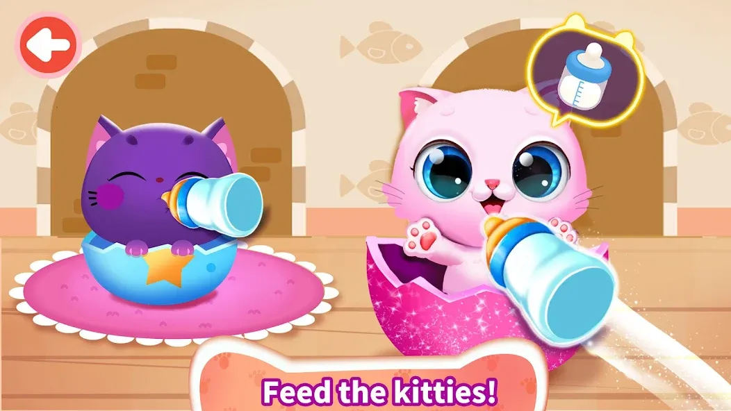 Little Panda: Baby Cat Daycare [МОД: Много монет, Открытые уровни и Мега MOD] Screenshot 3