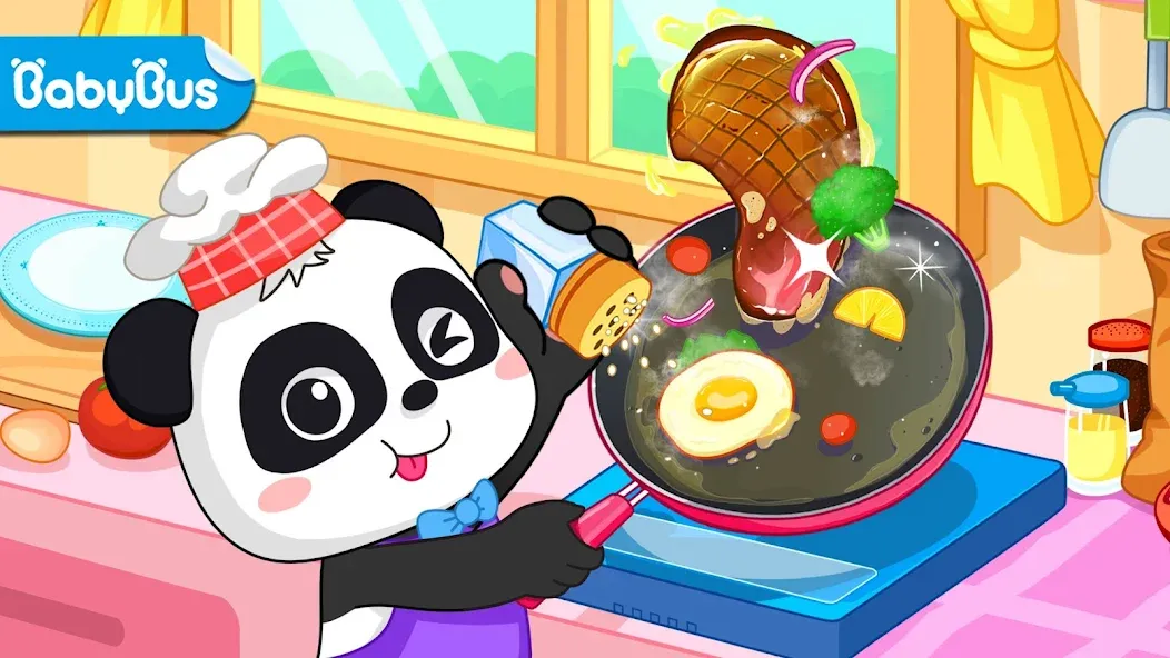 My Baby Panda Chef [МОД: Деньги, Монеты и Меню MOD] Screenshot 1