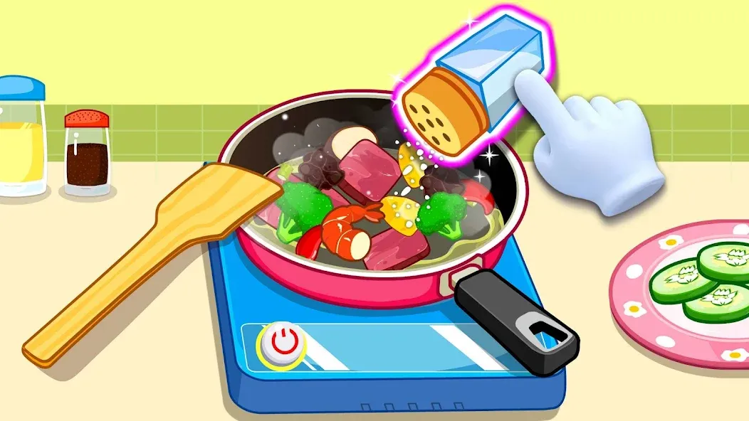 My Baby Panda Chef [МОД: Деньги, Монеты и Меню MOD] Screenshot 3
