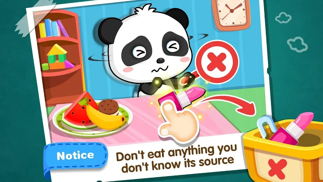 Baby Panda Home Safety [МОД: Все открыто, Дополнительные деньги и Меню MOD] Screenshot 2