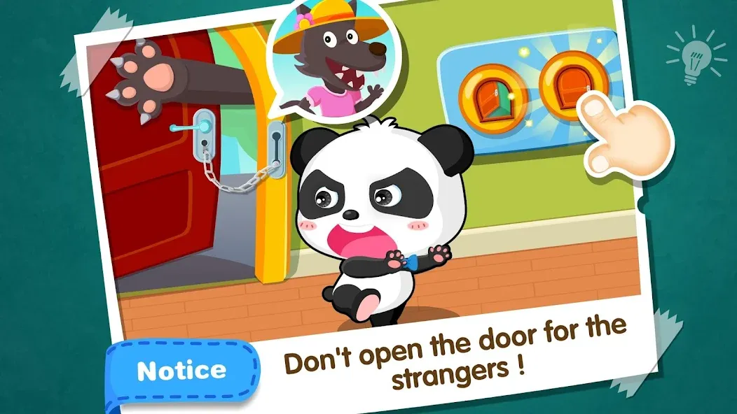 Baby Panda Home Safety [МОД: Все открыто, Дополнительные деньги и Меню MOD] Screenshot 3