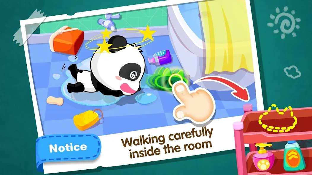 Baby Panda Home Safety [МОД: Все открыто, Дополнительные деньги и Меню MOD] Screenshot 4