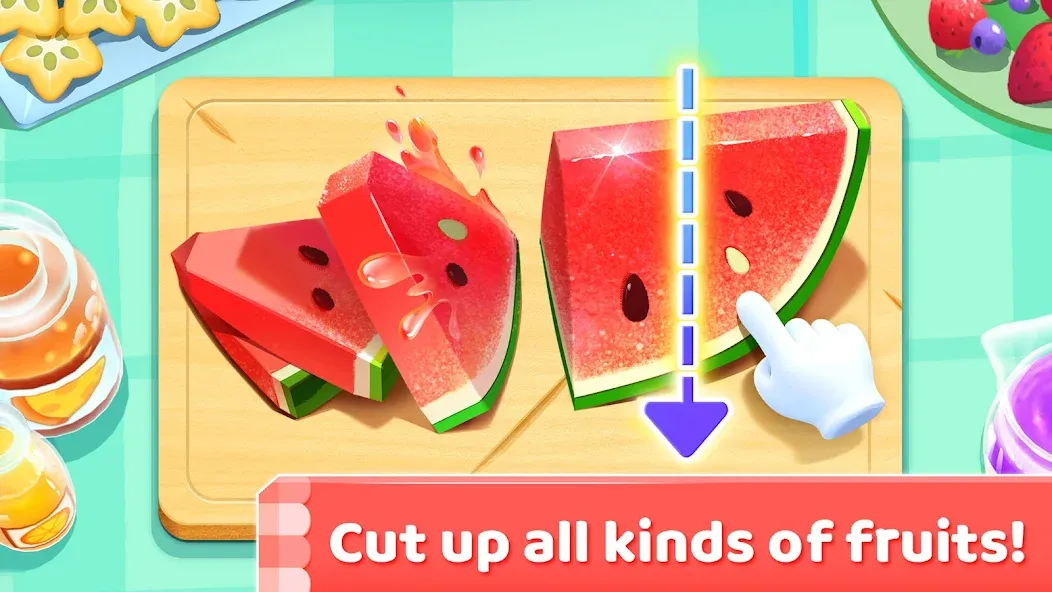 Little Panda's Ice Cream Games [МОД: Меню, Бесконечные монеты и Открытые уровни] Screenshot 3