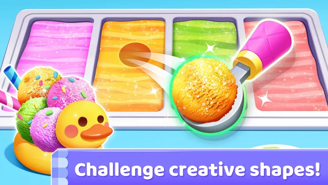 Little Panda's Ice Cream Games [МОД: Меню, Бесконечные монеты и Открытые уровни] Screenshot 5