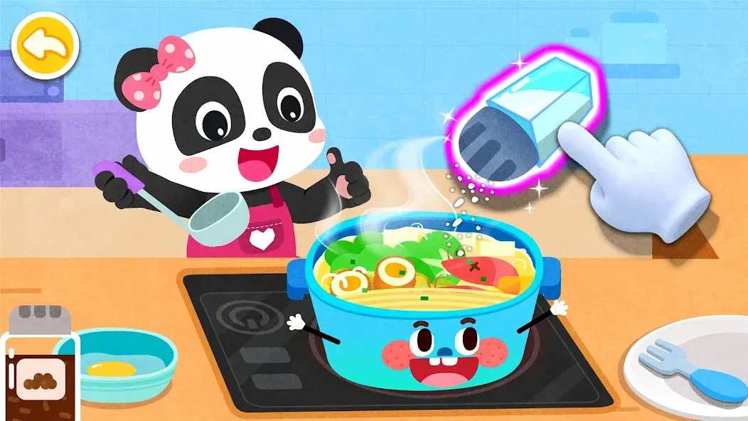 Baby Panda's Kitchen Party [МОД: Много денег, Монет и Все открыто] Screenshot 3
