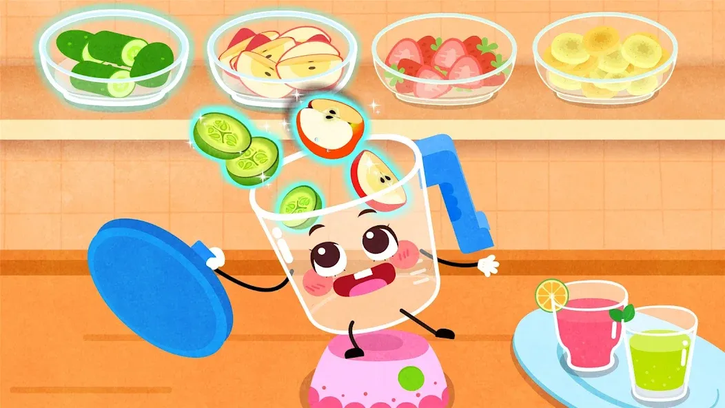Baby Panda's Kitchen Party [МОД: Много денег, Монет и Все открыто] Screenshot 4