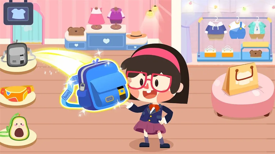 Little Panda's Town: Mall [МОД: Все открыто, Дополнительные деньги и Меню MOD] Screenshot 3