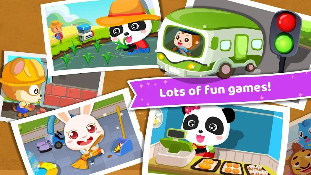 Baby Panda's Dream Job [МОД: Много денег, Монет и Все открыто] Screenshot 4